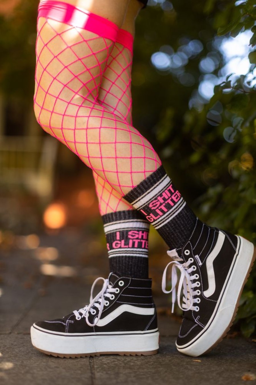 Socks Gumball Poodle Midcalves | I Shit Glitter Crew