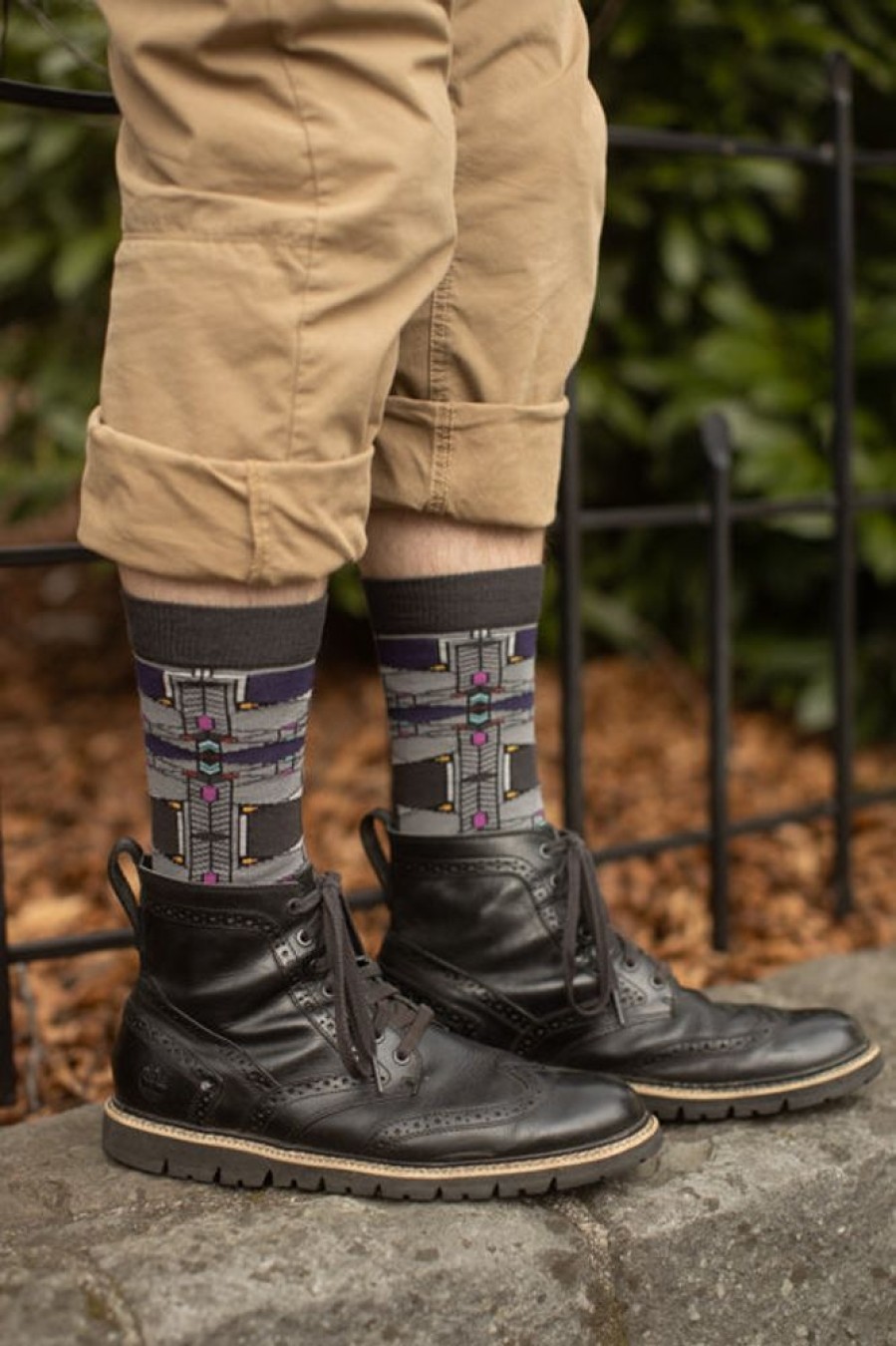 Socks Ozone Crew Socks | Frank Lloyd Wright Robie House Crew