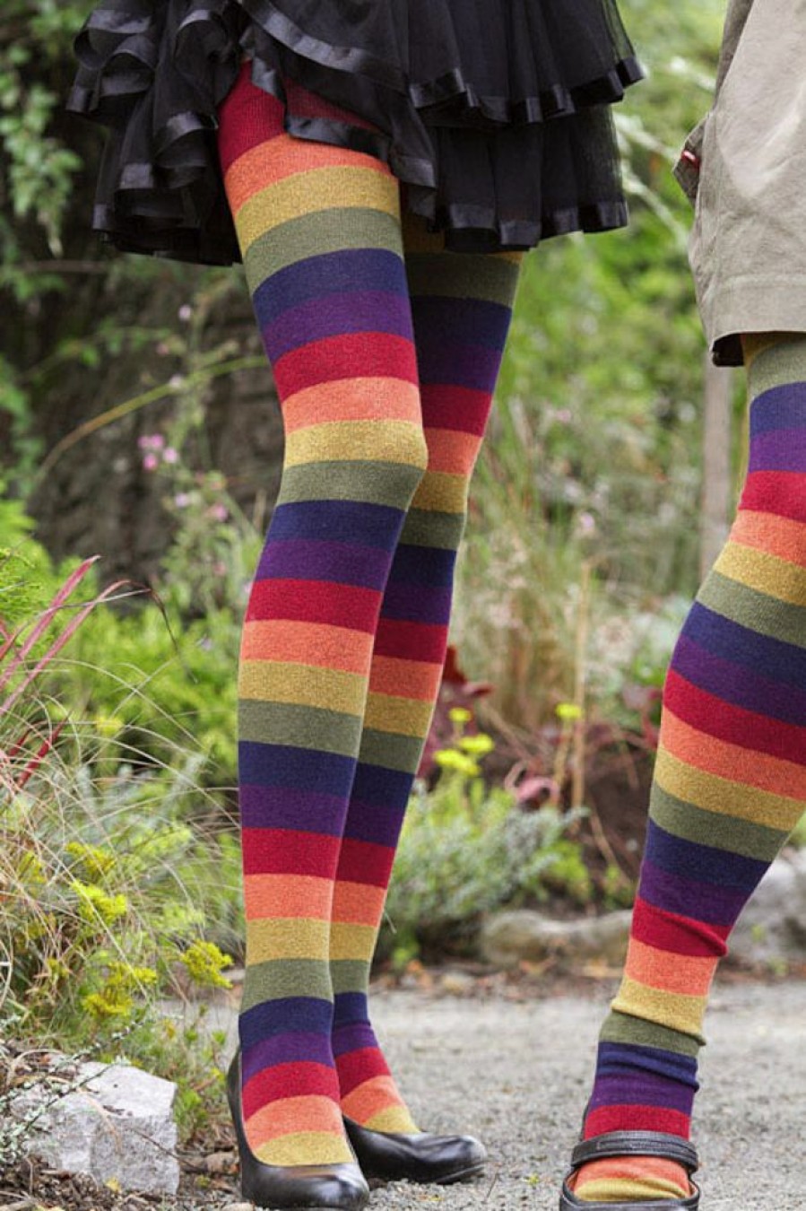 Socks Dreamer Socks Thigh Highs | Extraordinarily Longer Harvest Rainbow Socks