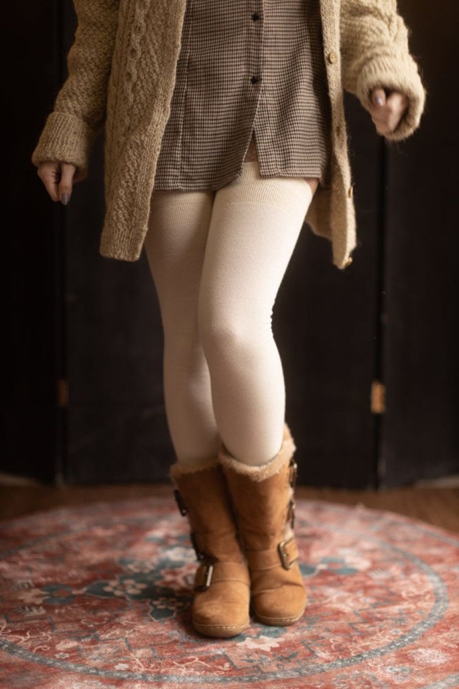 Plus Size Dreamer Socks Plus Size Thigh Highs | Extraordinarily Longer Wool Thigh High