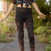 Tights & Leggings M. Rena Sheer To Waist Tights | High Waisted Lava Print Leggings