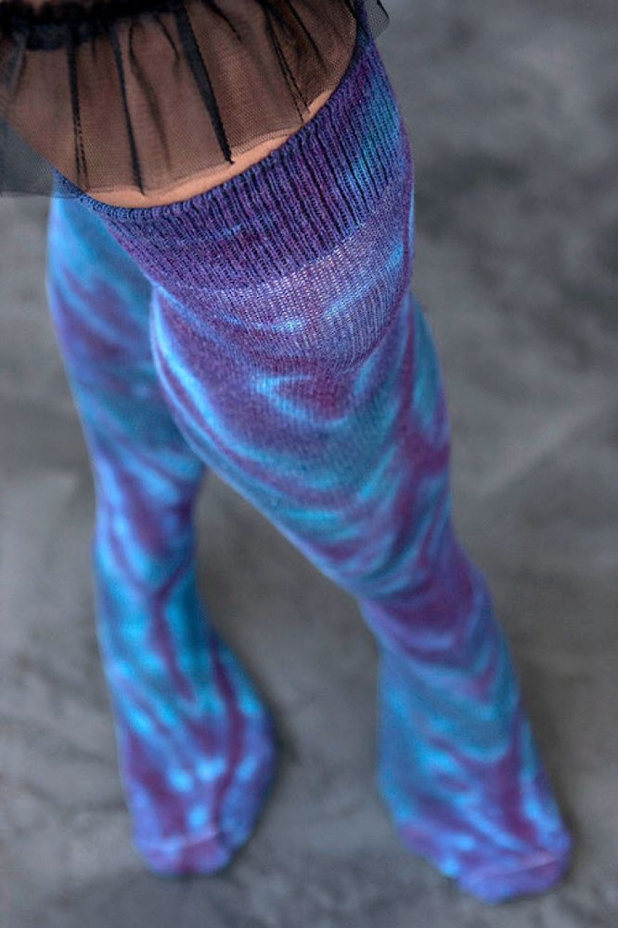 Socks Love Lite Precision Tie Dye Over The Knee | O Tie Dye Knee Socks