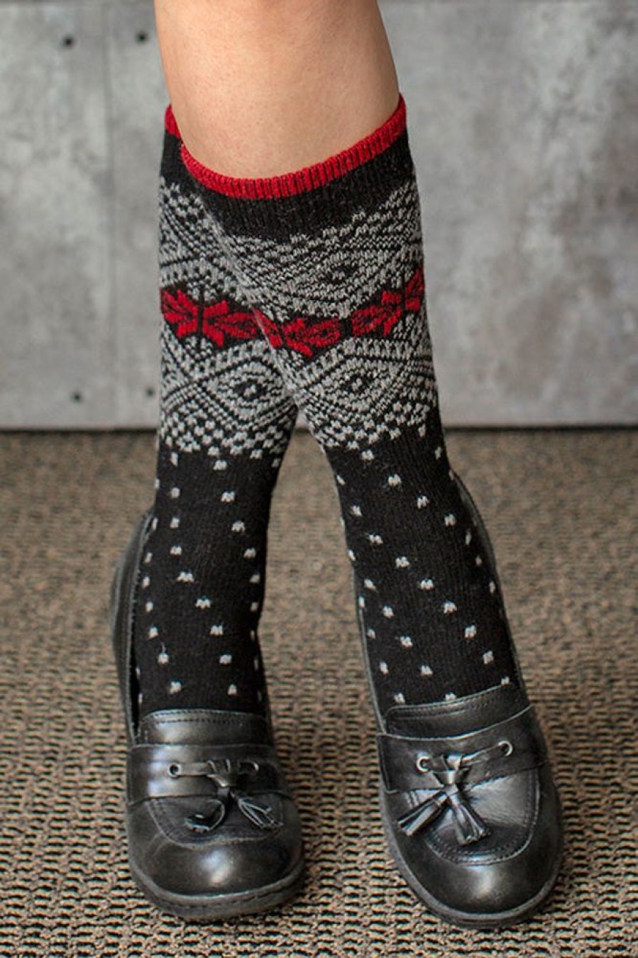 Socks b.ella Crew Socks | Ingrid Snow Flurries Crew