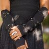 Accessories Tripp NYC Arm Warmers | D-Ring Studded Arm Warmer