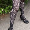 Tights & Leggings Leg Avenue Sheer To Waist Tights | Floral Vine Net Tights