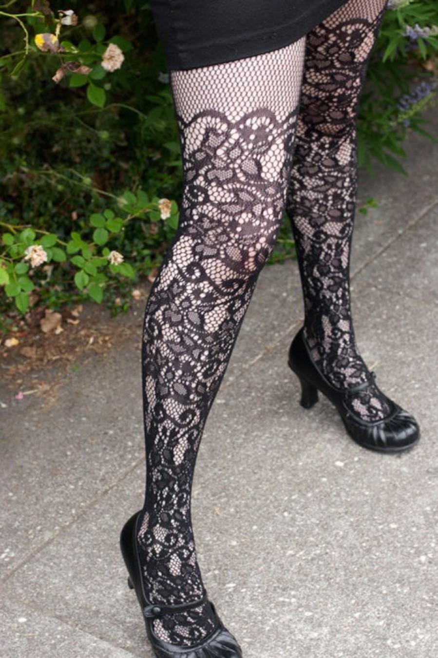 Tights & Leggings Leg Avenue Sheer To Waist Tights | Floral Vine Net Tights