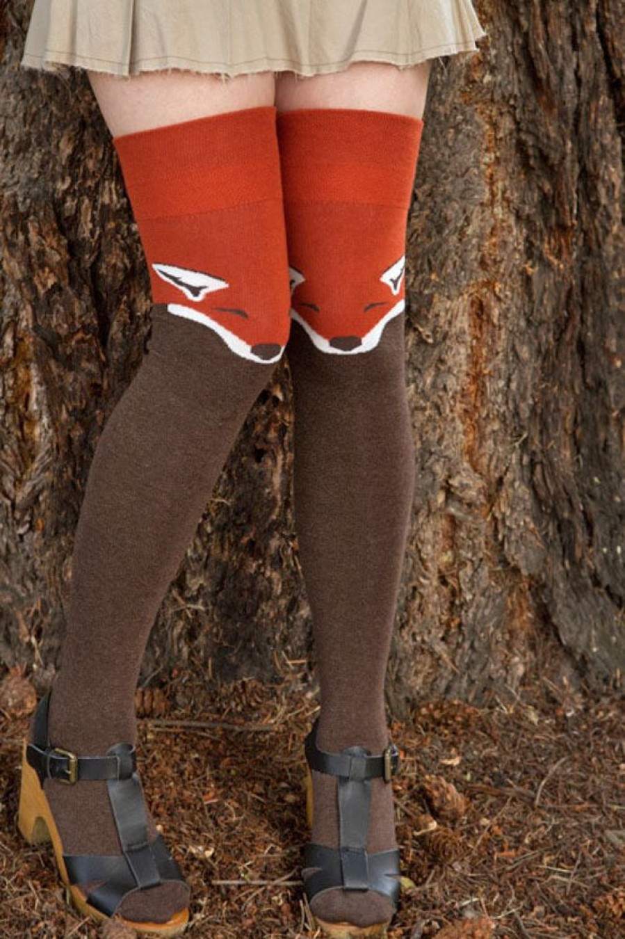 Socks Socksmith Over The Knee | Fox Knee Socks