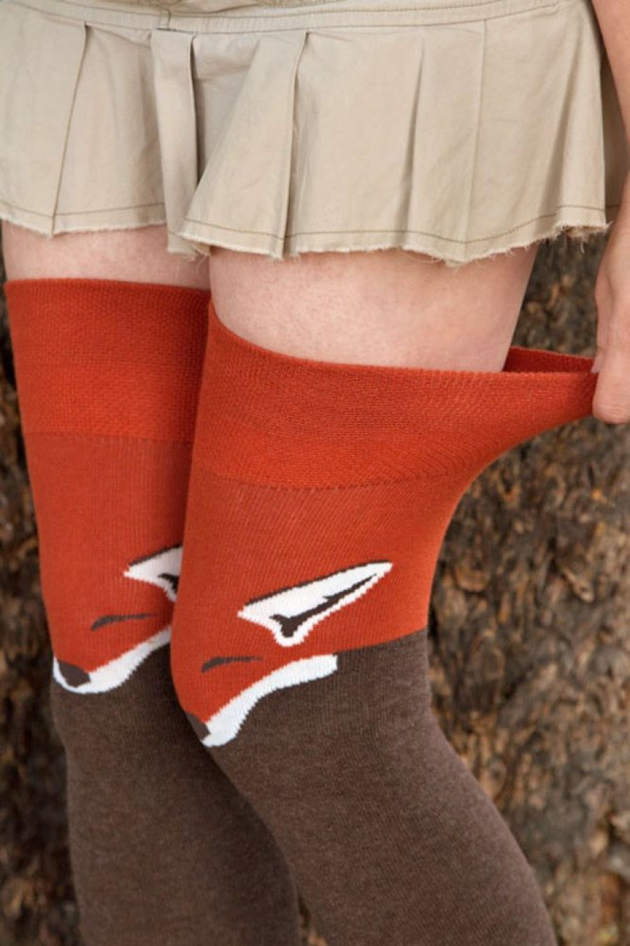 Socks Socksmith Over The Knee | Fox Knee Socks