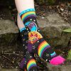 Socks Socksmith Crew Socks | Laurel Burch Celestial Joy Crew