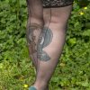 Plus Size Leg Avenue Plus Size Thigh Highs | Plus Size Sheer Lace Top Stockings With Backseam