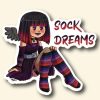 Accessories Sock Dreams Stickers & Magnets | Nightshade Angel Sticker