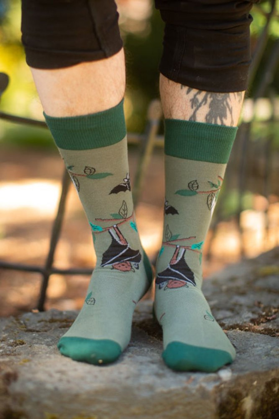 Socks Sock It To Me Midcalves | Gone Batty Glow In The Dark Crew