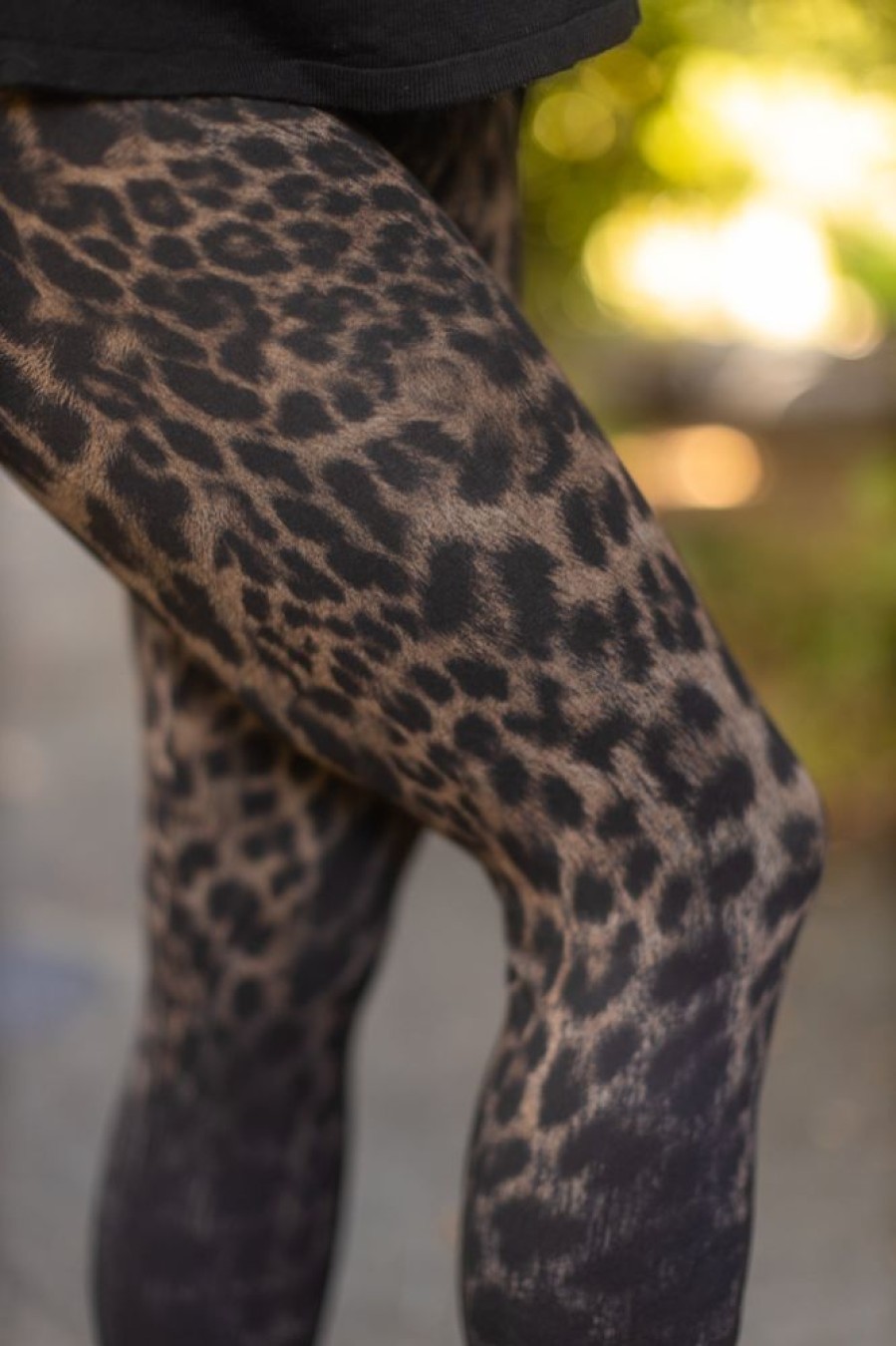 Tights & Leggings M. Rena Sheer To Waist Tights | High Waisted Jaguar Ombre Printed Leggings