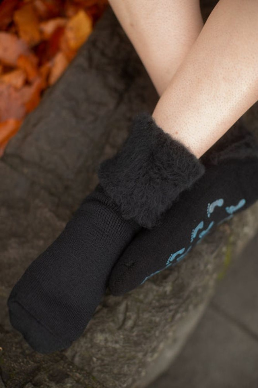 Socks Outer Gear Midcalves | New Zealand Bed Socks With Foot Treads