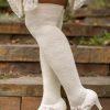 Socks Dreamer Socks Thigh Highs | Extraordinary Organic Faceted Thigh High