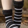 Socks Outer Gear Midcalves | New Zealand Bed Socks With Stripes