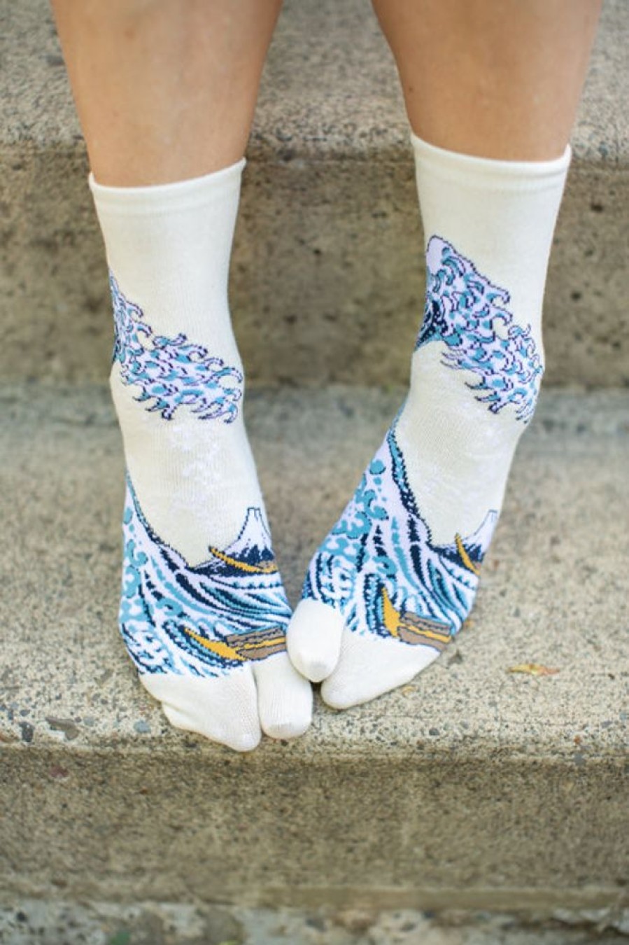 Socks Tabbisocks Crews & Midcalves | Hokusai Tabi Socks