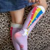 Socks Sock It To Me Kids Socks | Rainbow Blast Youth & Junior Knee High