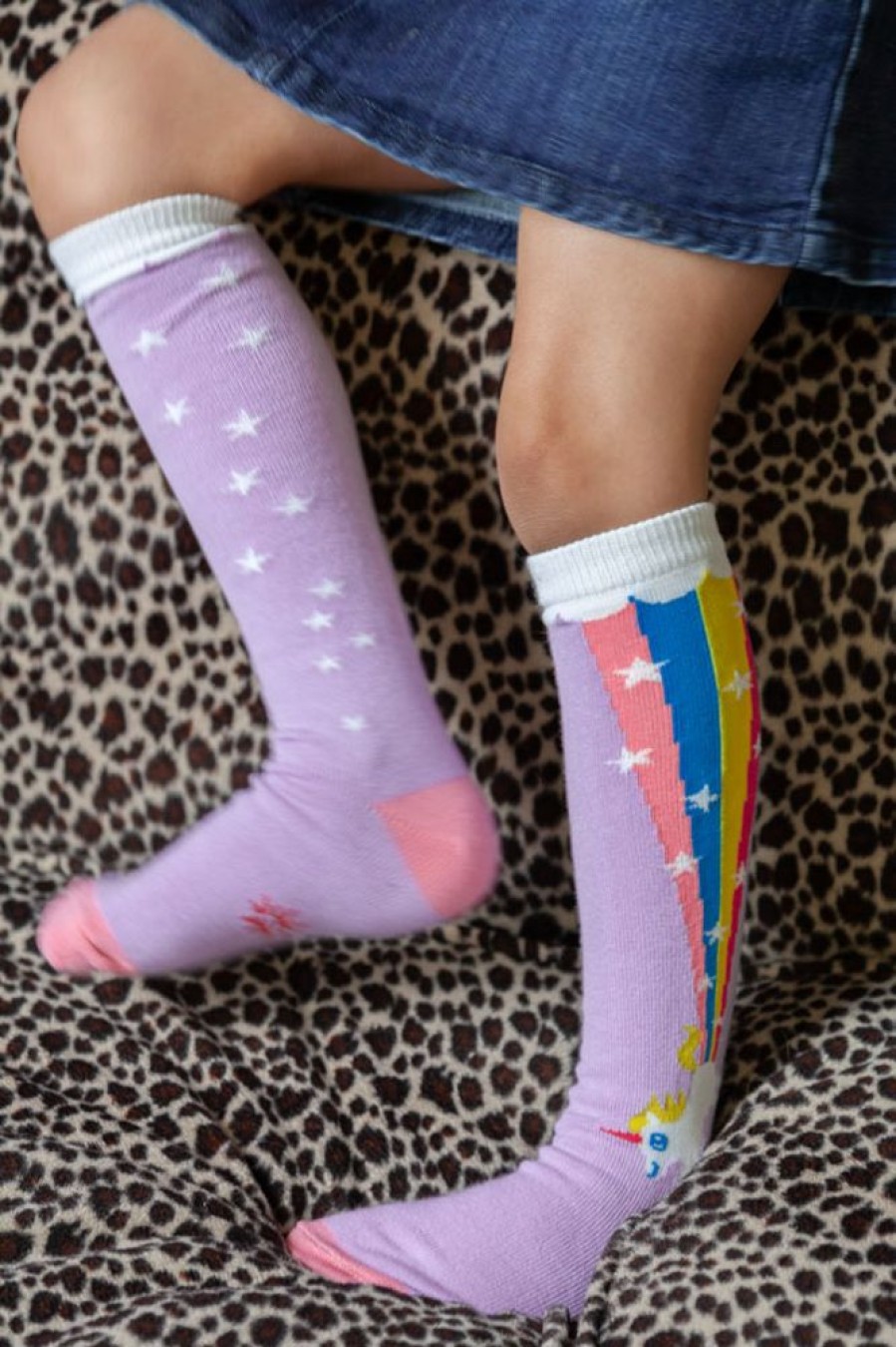 Socks Sock It To Me Kids Socks | Rainbow Blast Youth & Junior Knee High