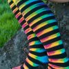 Socks Love Lite Precision Tie Dye Over The Knee | Tie Dye Striped Knees