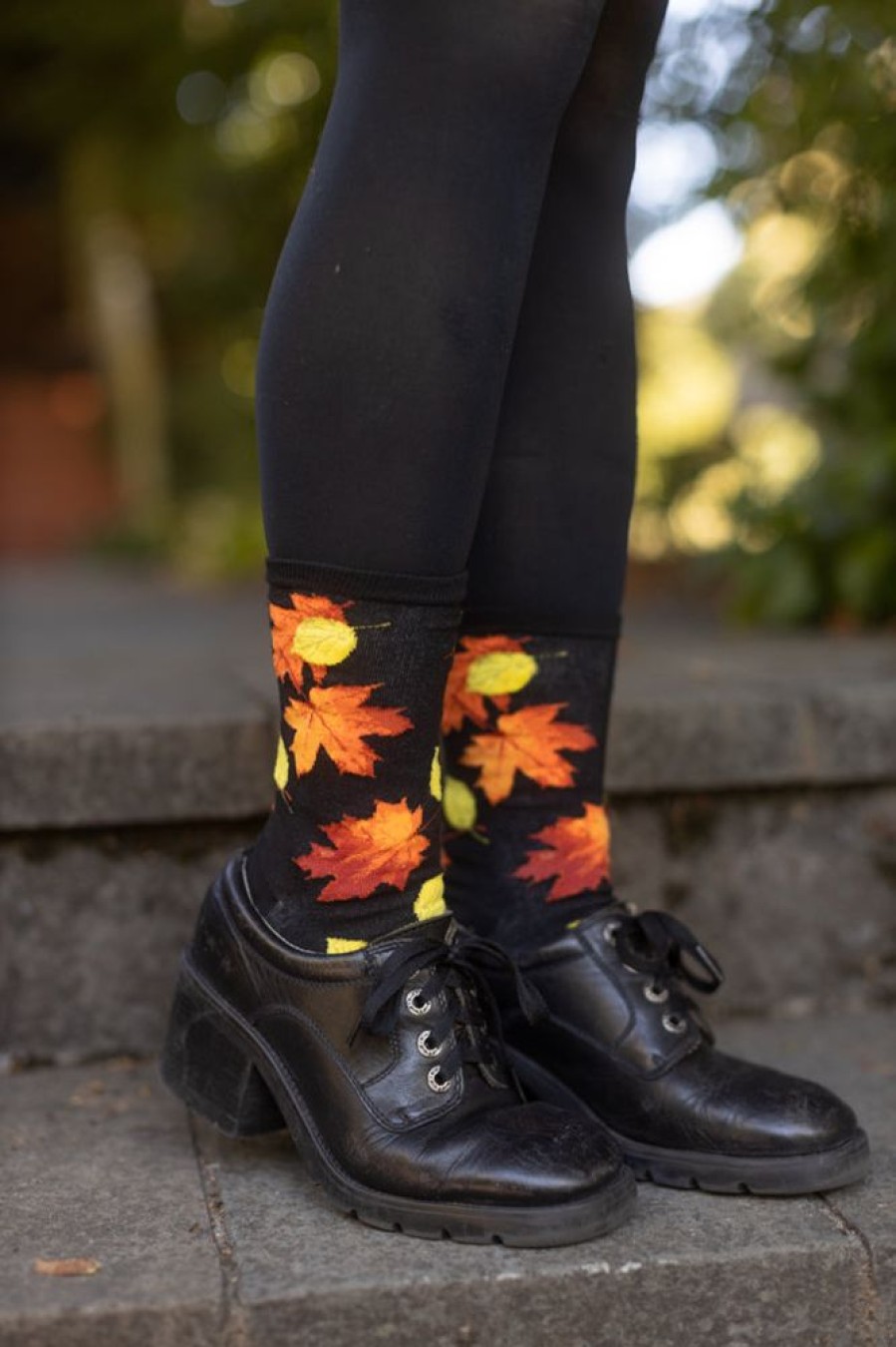 Socks Mod Sock Crew Socks | Fall Leaves Crew