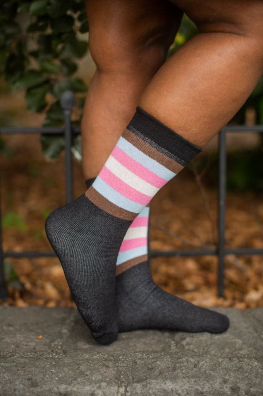 Socks Dreamer Socks Crew Socks | Poc-Trans Pride Stripes Crew