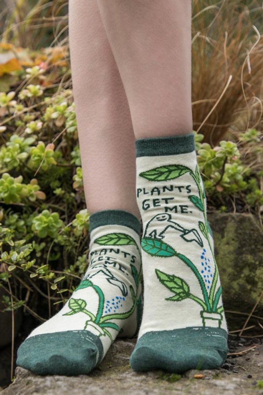 Socks BlueQ Anklets | Plants Get Me Anklet