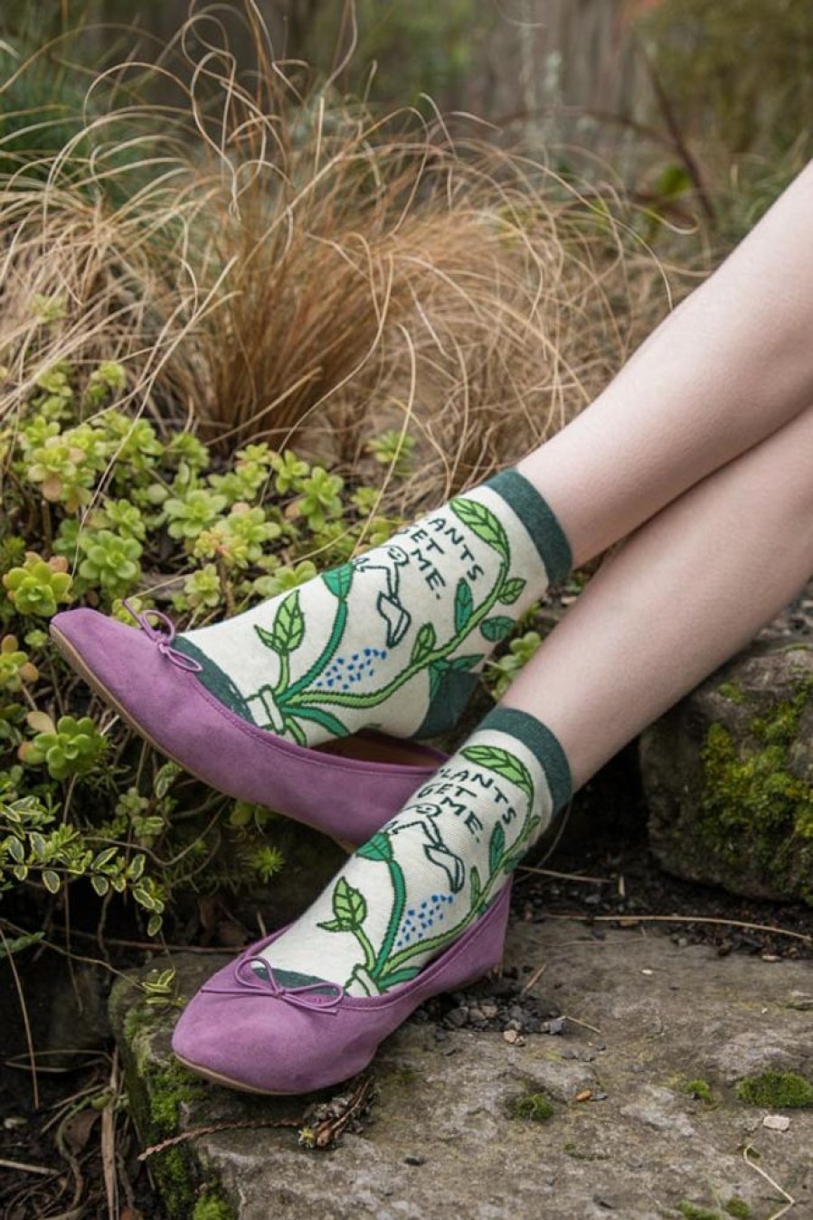 Socks BlueQ Anklets | Plants Get Me Anklet