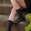 Plus Size Dreamer Socks Plus Size Crew Socks | Roll Top Crew