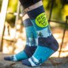 Socks BlueQ Midcalves | Dragons & Wizards & Shit Crew