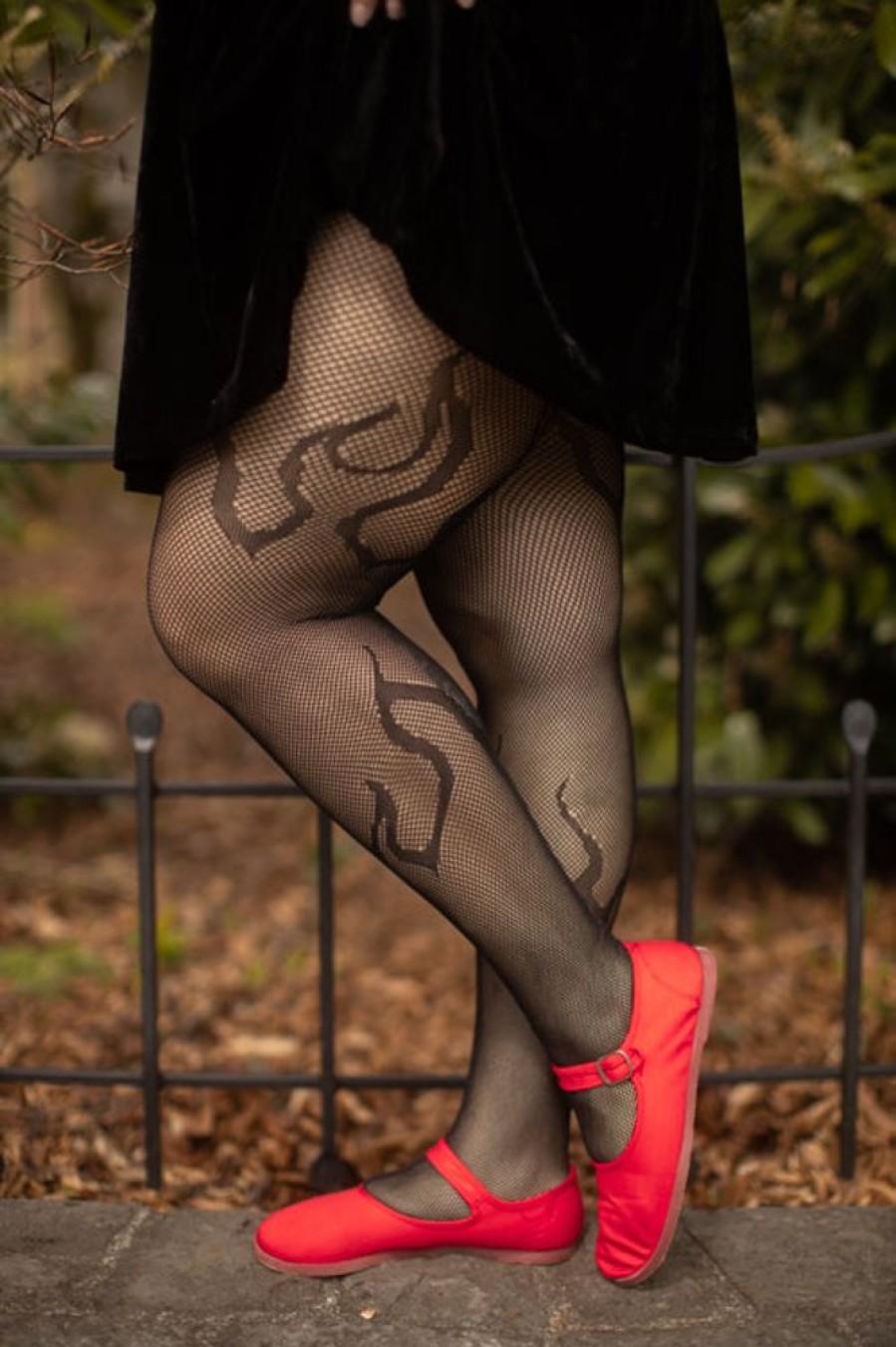 Tights & Leggings Leg Avenue Fishnet Tights | Plus Size Flame Net Tights