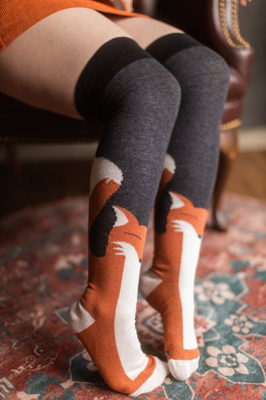 Socks Dreamer Socks Over The Knee | Foxy Over The Knee Socks