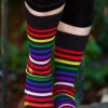 Socks Dreamer Socks Kids Socks | Rainbow Brights Crew Socks