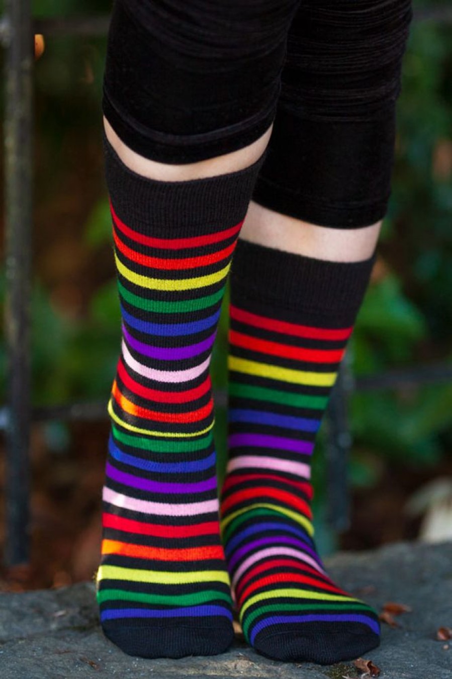 Socks Dreamer Socks Kids Socks | Rainbow Brights Crew Socks