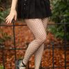 Tights & Leggings Music Legs Sheer To Waist Tights | Mini Diamond Net Pantyhose