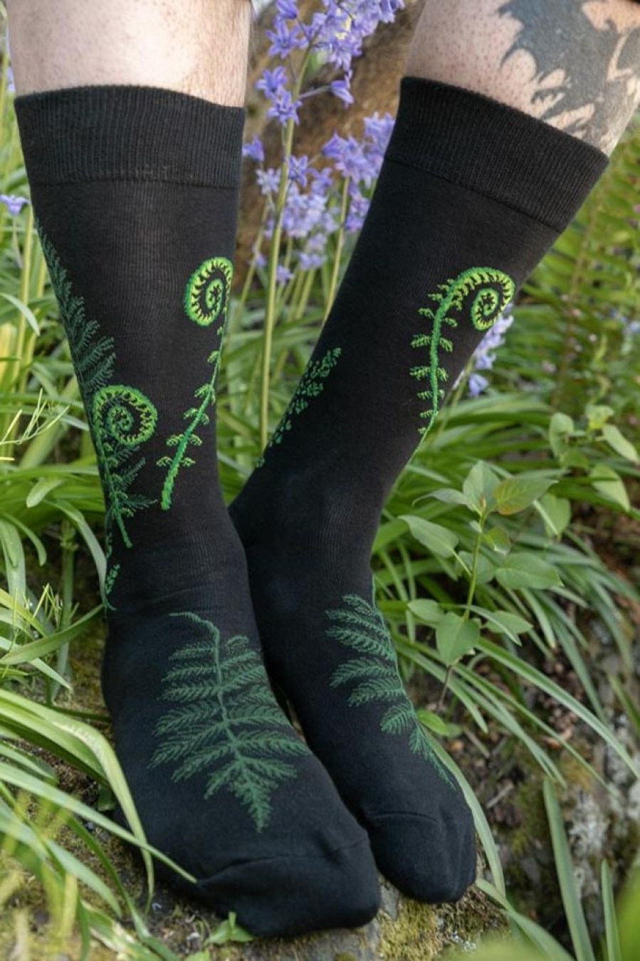 Socks Mod Sock Crew Socks | Ferns And Fiddleheads Midcalf