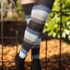 Socks Dreamer Socks Thigh Highs | Extraordinary Elemental Stripes Thigh High