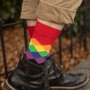 Socks Happy Socks Midcalves | Pride Faded Diamond Crew