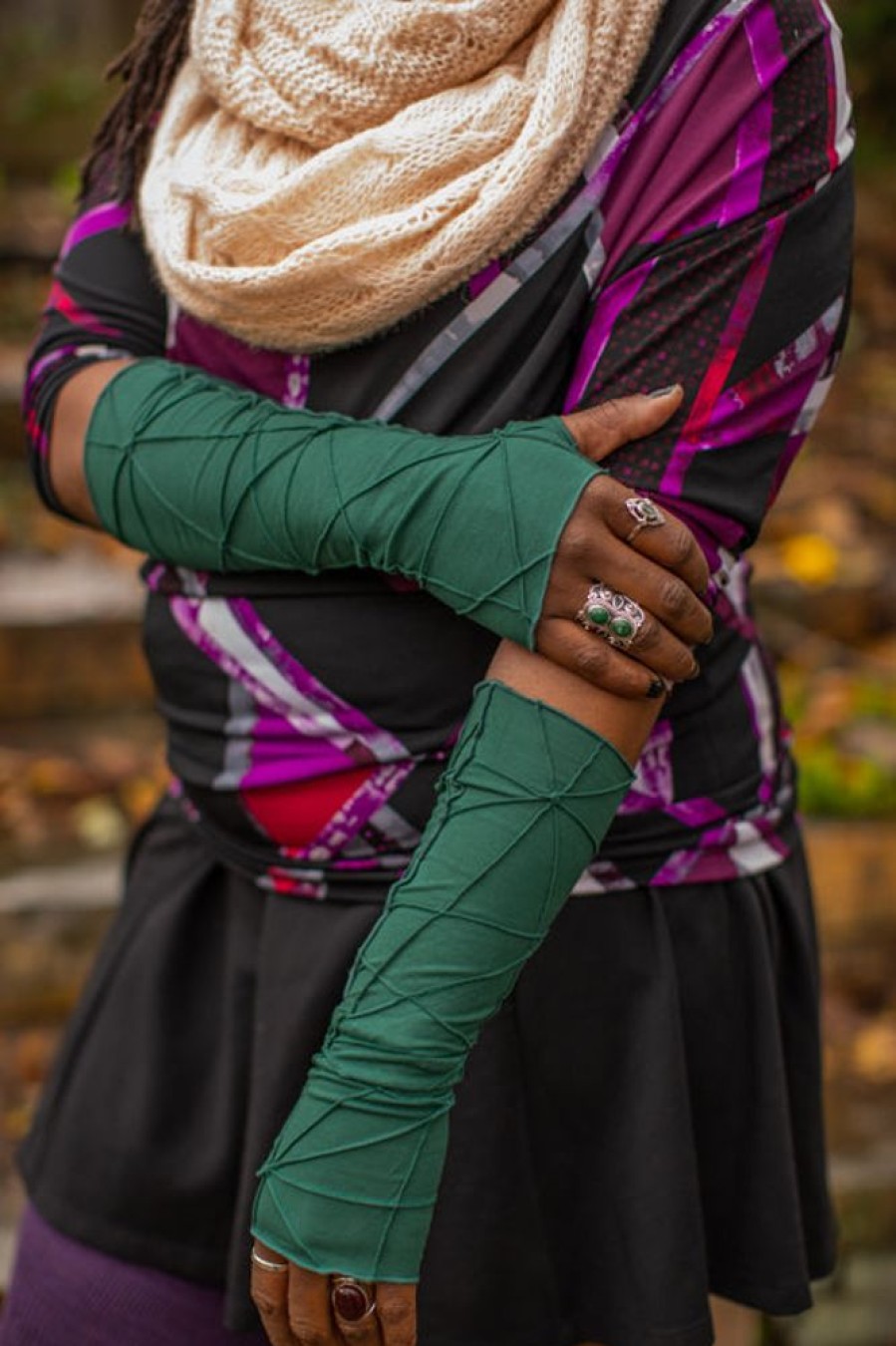 Accessories CARAUCCI Arm Warmers | Textured Arm Warmers