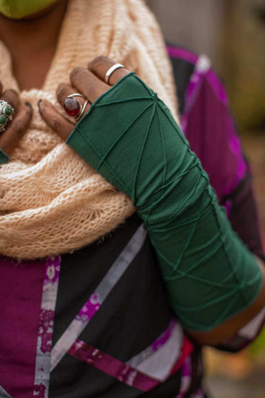 Accessories CARAUCCI Arm Warmers | Textured Arm Warmers