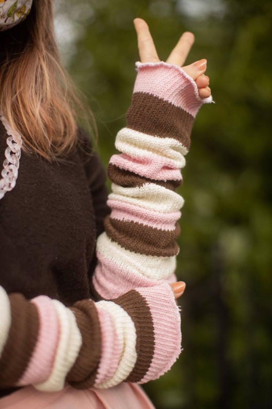 Accessories DreaM Stockings Leg Warmers | Neapolitan Stripes Warmers