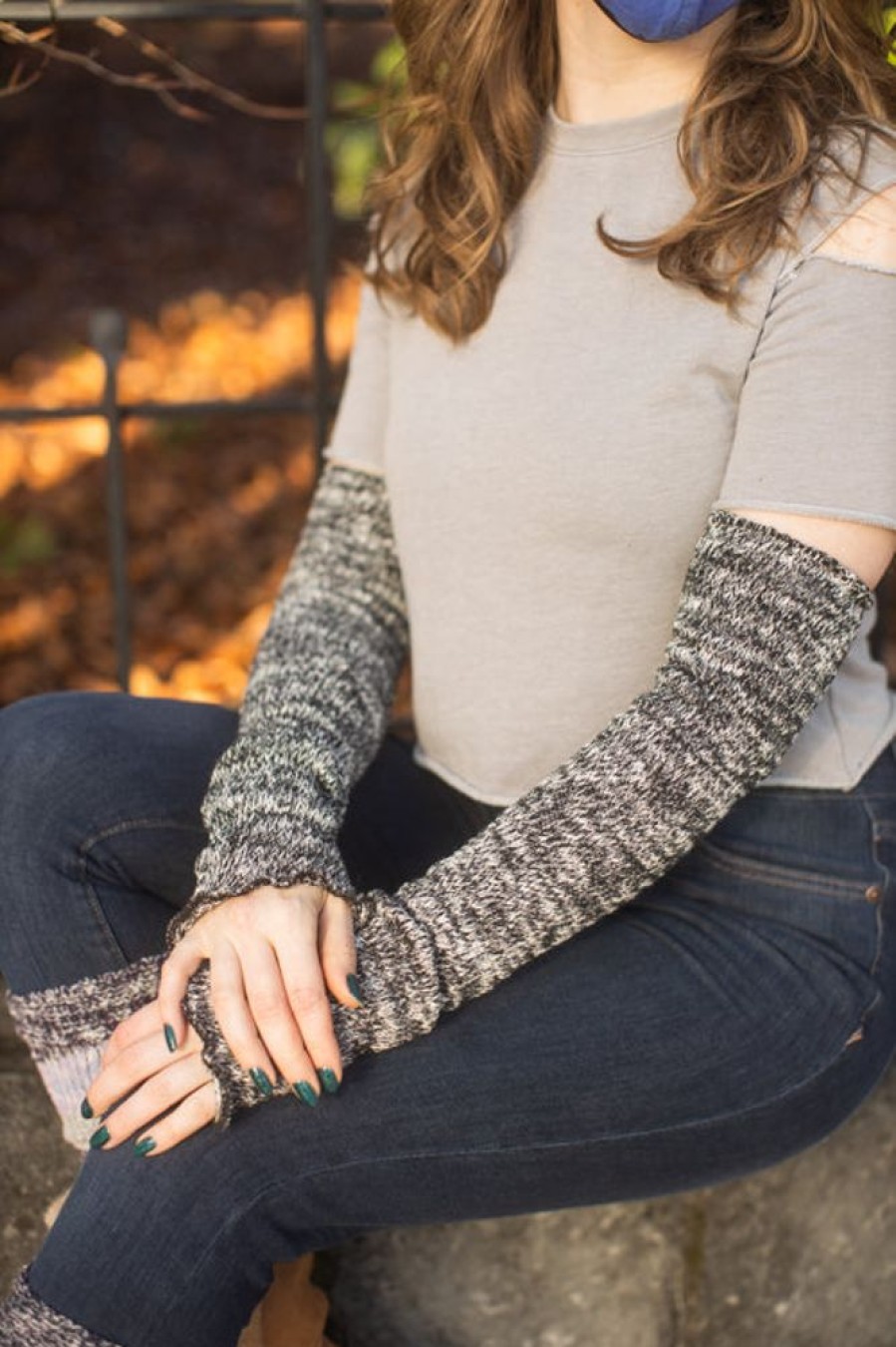 Accessories DreaM Stockings Leg Warmers | Marled Scrunchable Arm Warmer