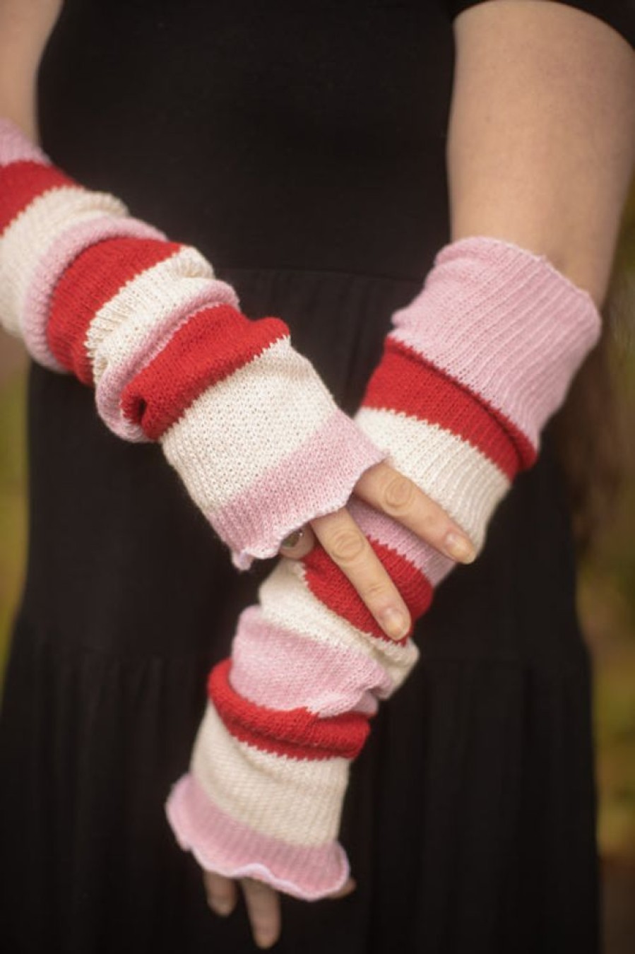 Accessories DreaM Stockings Sleeves | Strawberry Shortcake Stripes Warmers