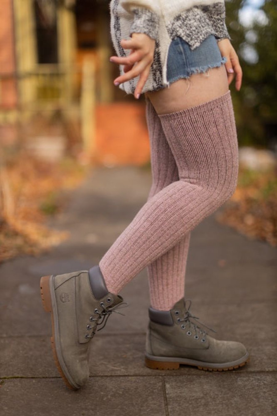 Socks Dreamer Socks Thigh Highs | The Alaskan - Merino Wool Thigh High