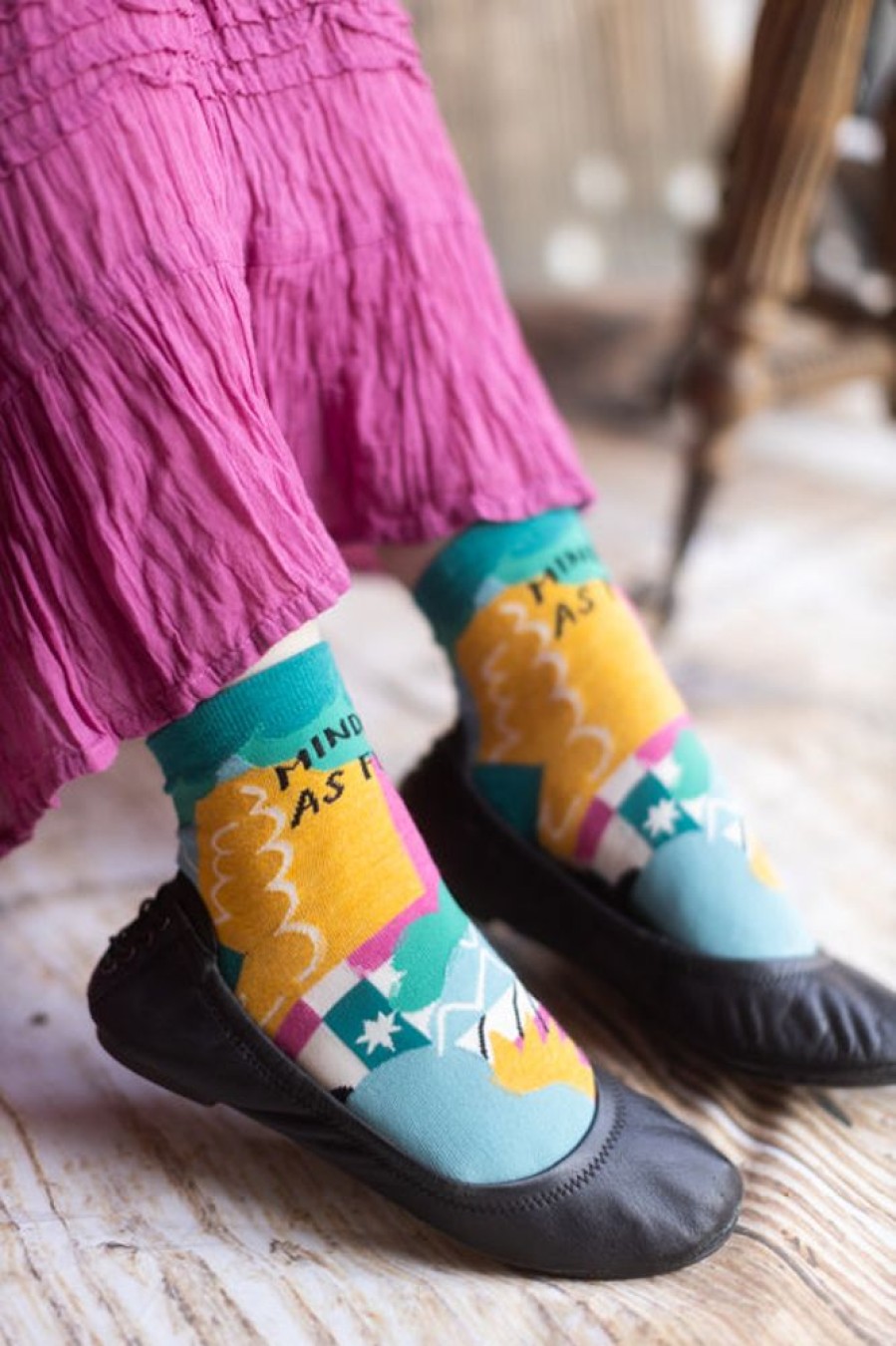 Socks BlueQ Anklets | Mindful As F*Ck Anklet