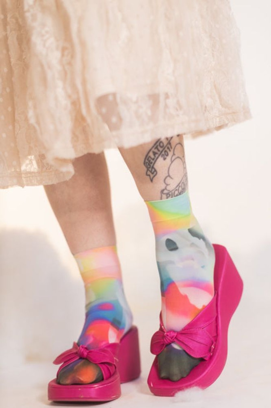 Socks Happy Socks Anklets | Mia Printed Ankle Sock