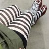 Socks Leg Avenue Over The Knee | Plus Size Striped Over The Knee