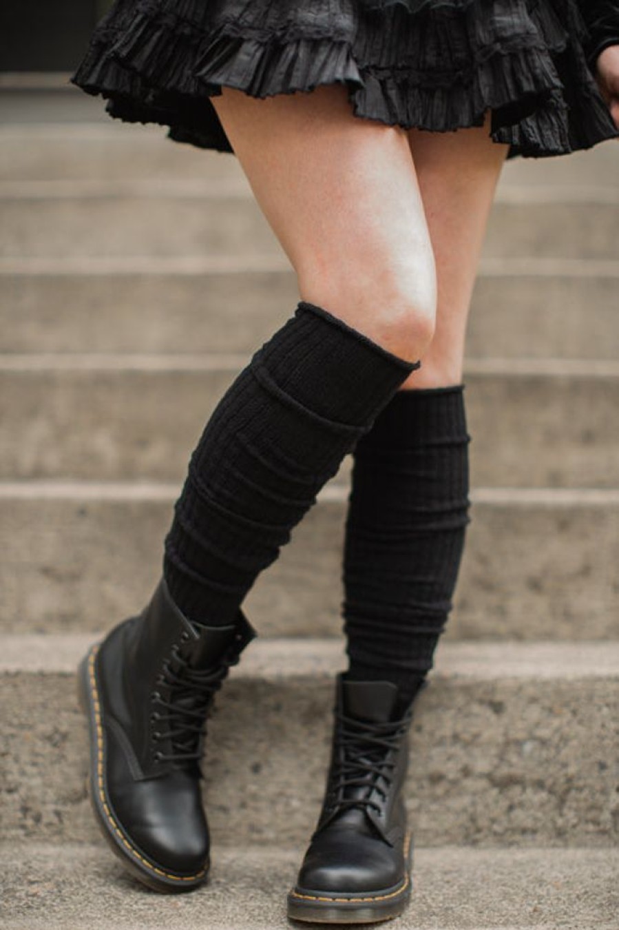 Plus Size DreaM Stockings Plus Size Knee Highs | Longer Thicker Slouch Socks