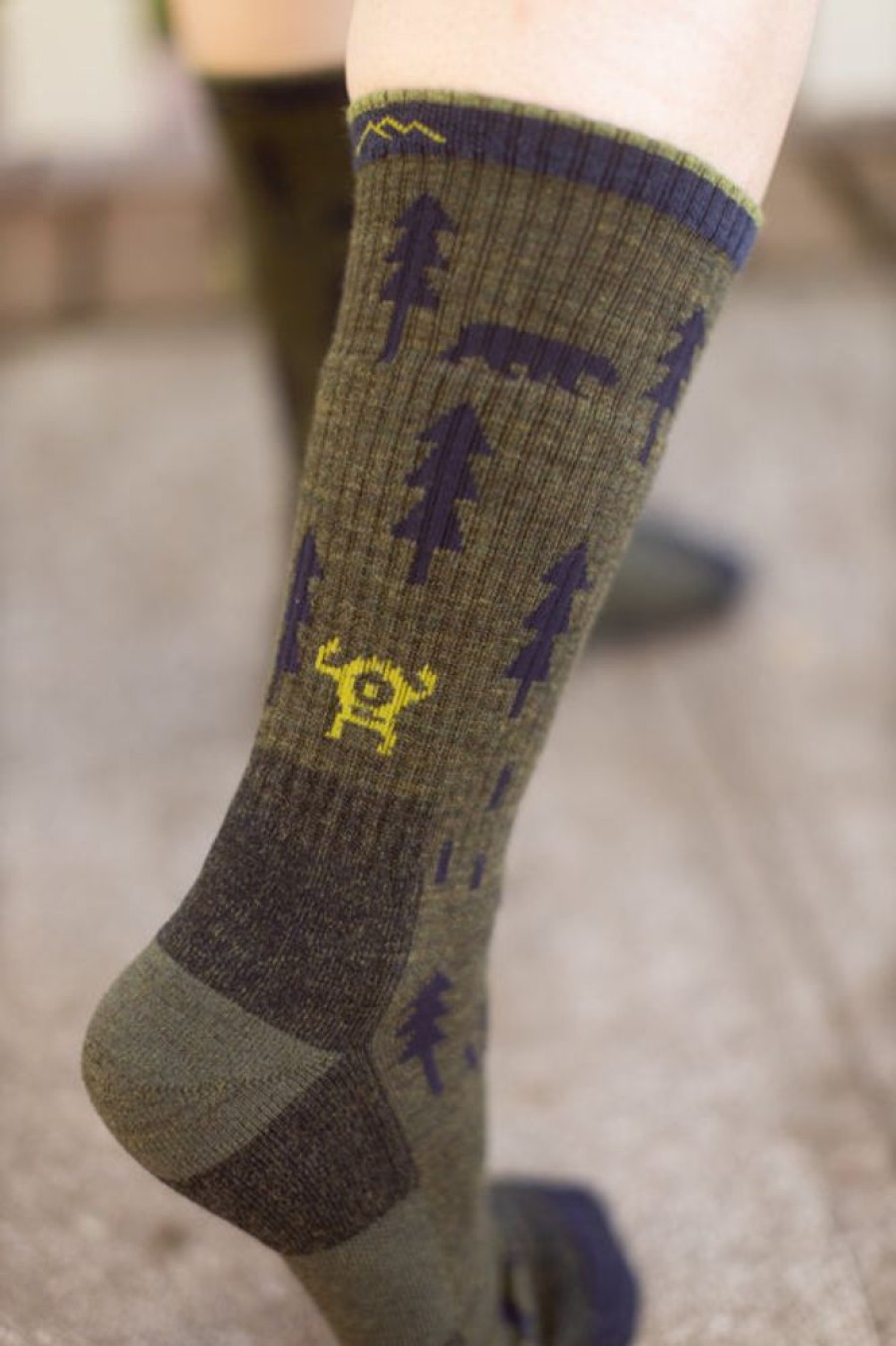 Socks Darn Tough Crew Socks | Abc Cushioned Midcalf - Forest