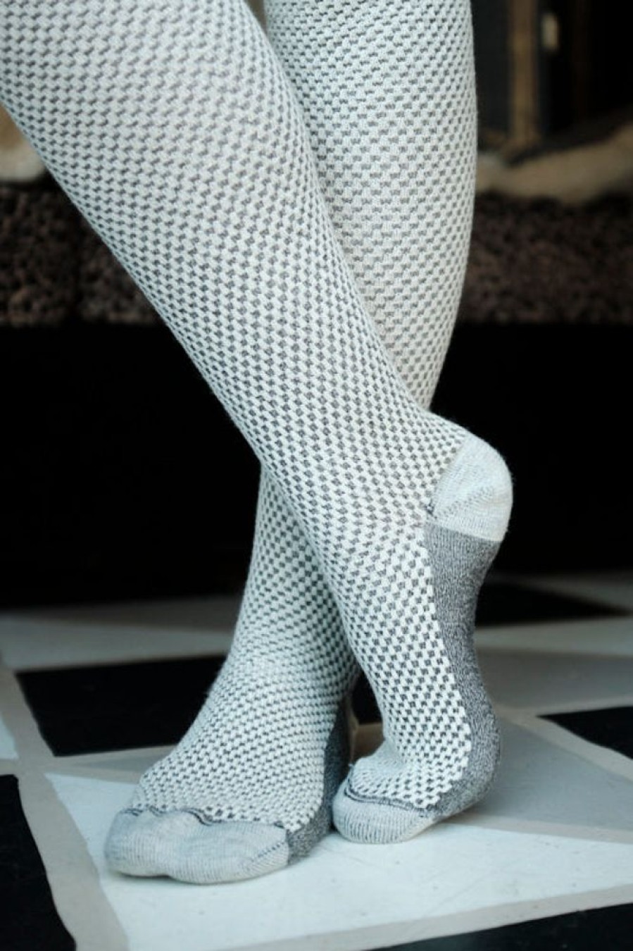 Plus Size Dreamer Socks Plus Size Thigh Highs | Extraordinary Wool Waffle Thigh High